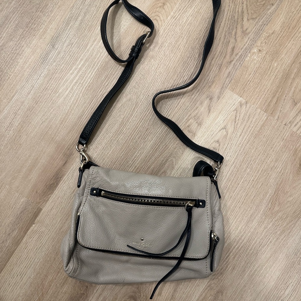 Kate Spade Black and Cream Crossbody Bag